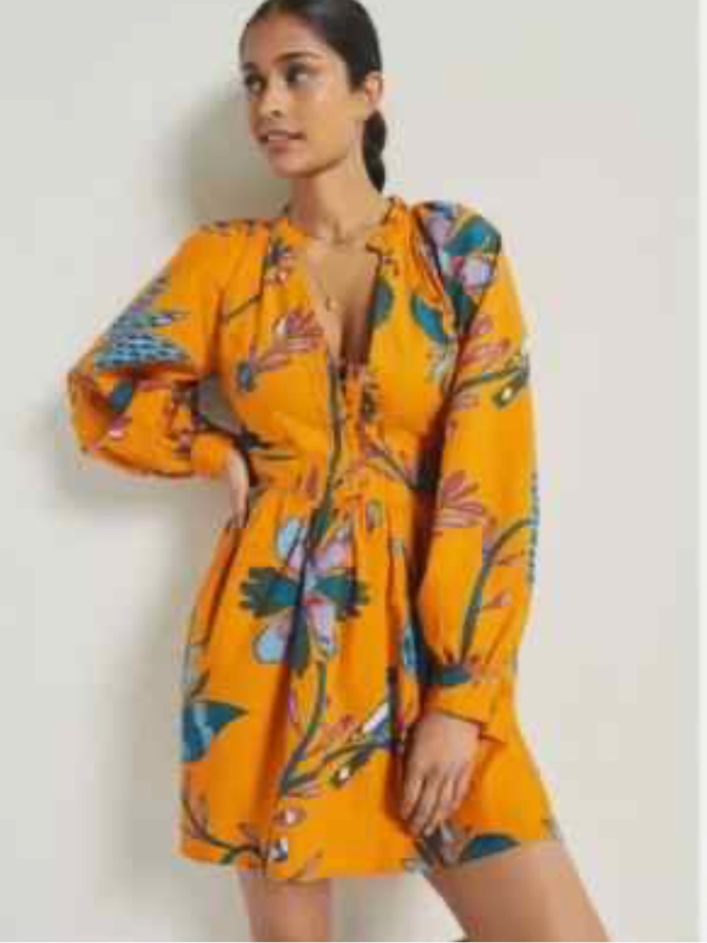 Anthropologie Let Me Be Printed Tunic Dress